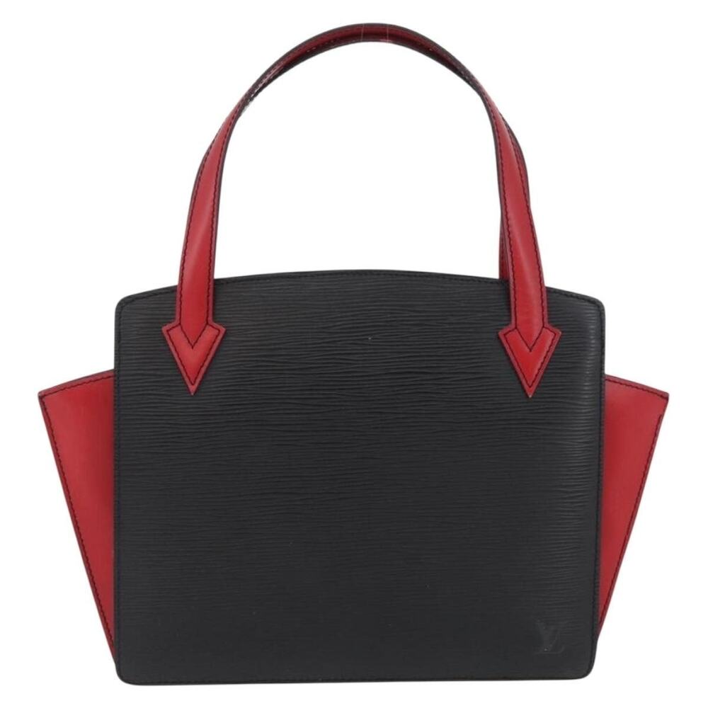 Louis Vuitton Epi Bicolor Varenne Handbag Black